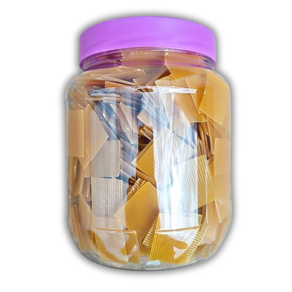 Cortezas Onduladas  - Snacks Para Freír en Casa | Formato Tarro Reutilizable 900G