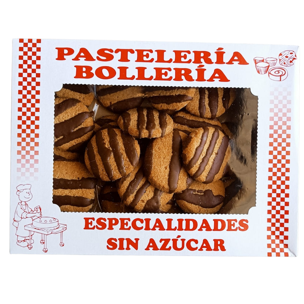 Pastas de Chocolate con Naranja | Dulces SIN Azúcar | Contiene 450g