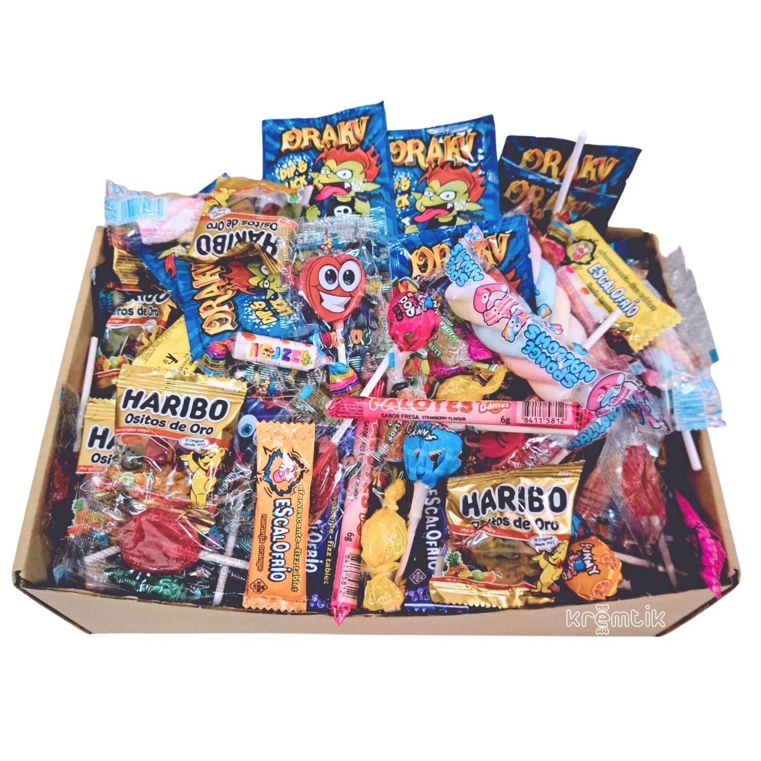 100 Chuches y Caramelos Para Rellenar Piñatas y Conos de Cumpleaños | SUPER PACK KREMTIK | Ideal Para Eventos y Fiestas - Productos Envueltos Individualmente