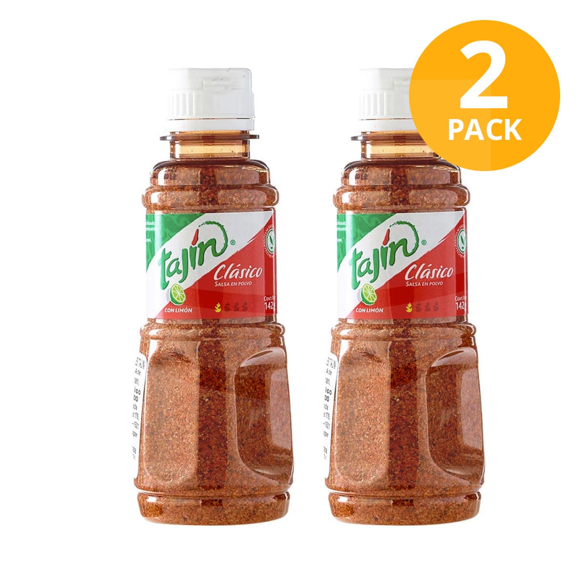 Salsa Tajín En Polvo "Clásica" | Formato Pack 2 unidades de 142g