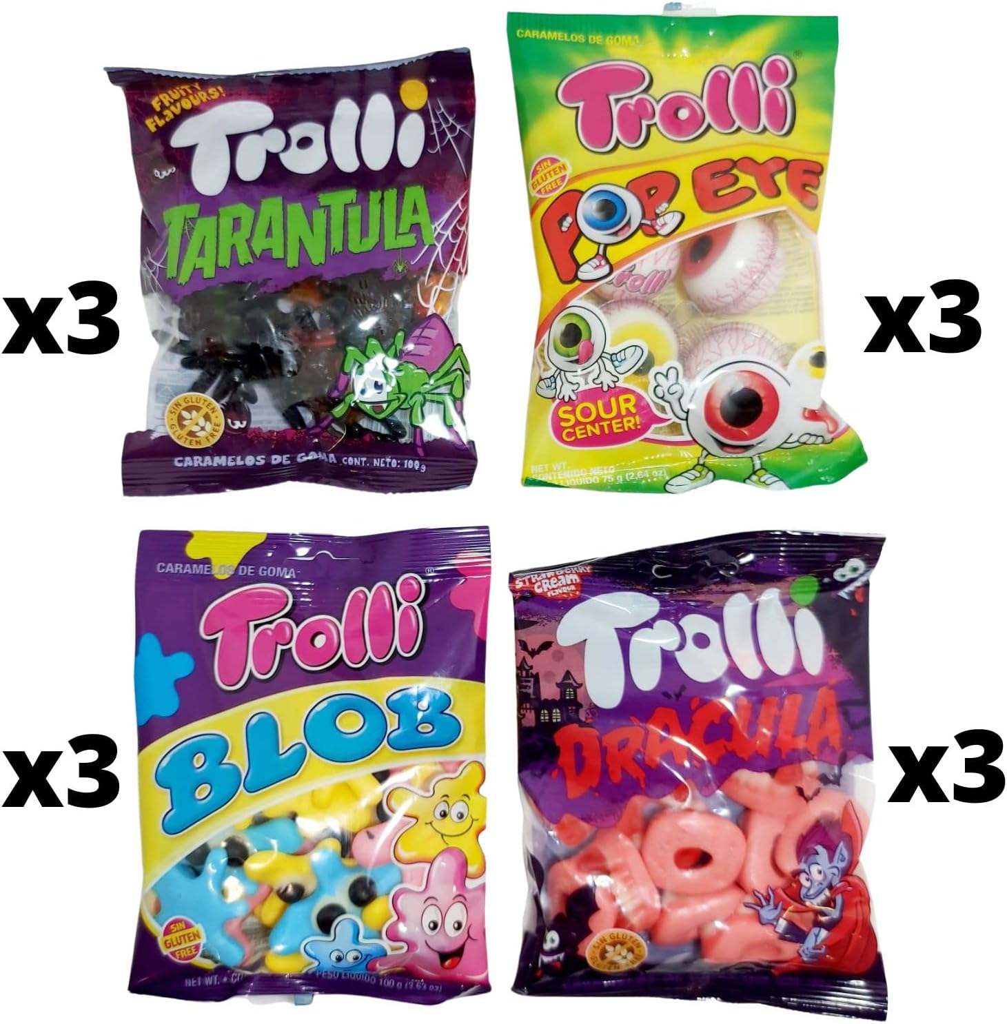 Chuches Halloween Trolli  - Bolsitas Cantidad