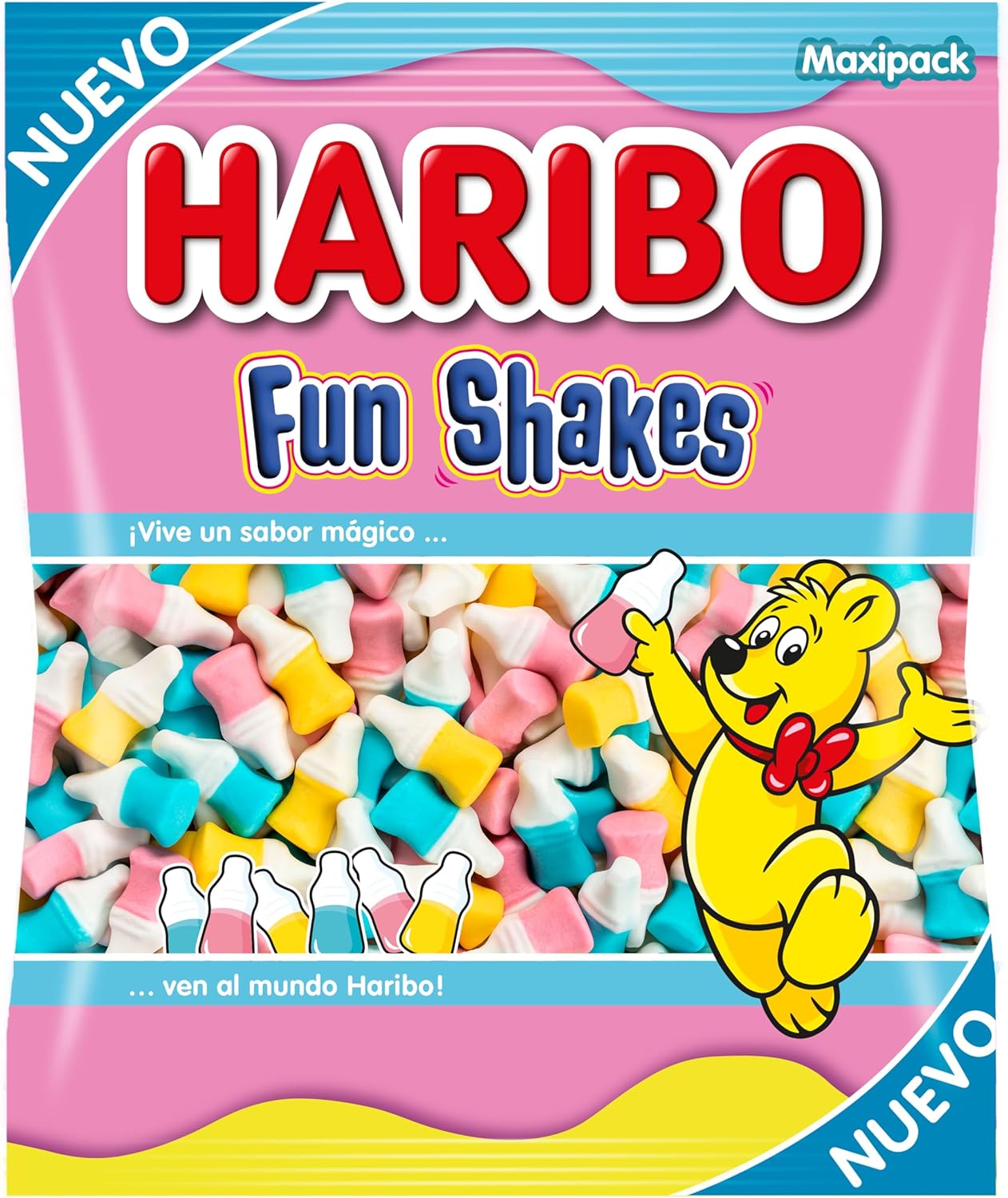 Fun Shake Botellas - Maxipack Haribo - Formato Bolsa 1KG