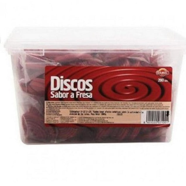 Disco Regaliz Rojo (200 Uds)