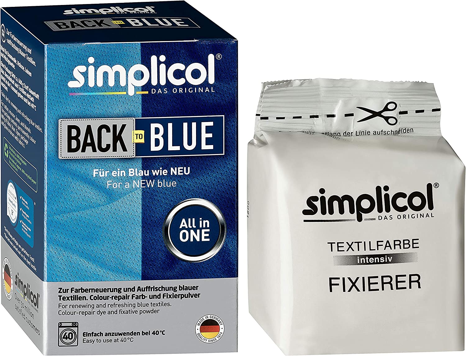 Simplicol Renovación de Color Azul- BACK-BLUE (1 Unidad)