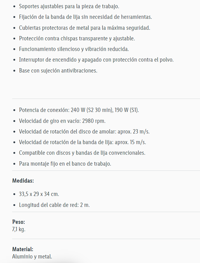 Lijadora de Banda con Soporte | Especial para desbarbar, quitar óxido y ligar uso profesional.