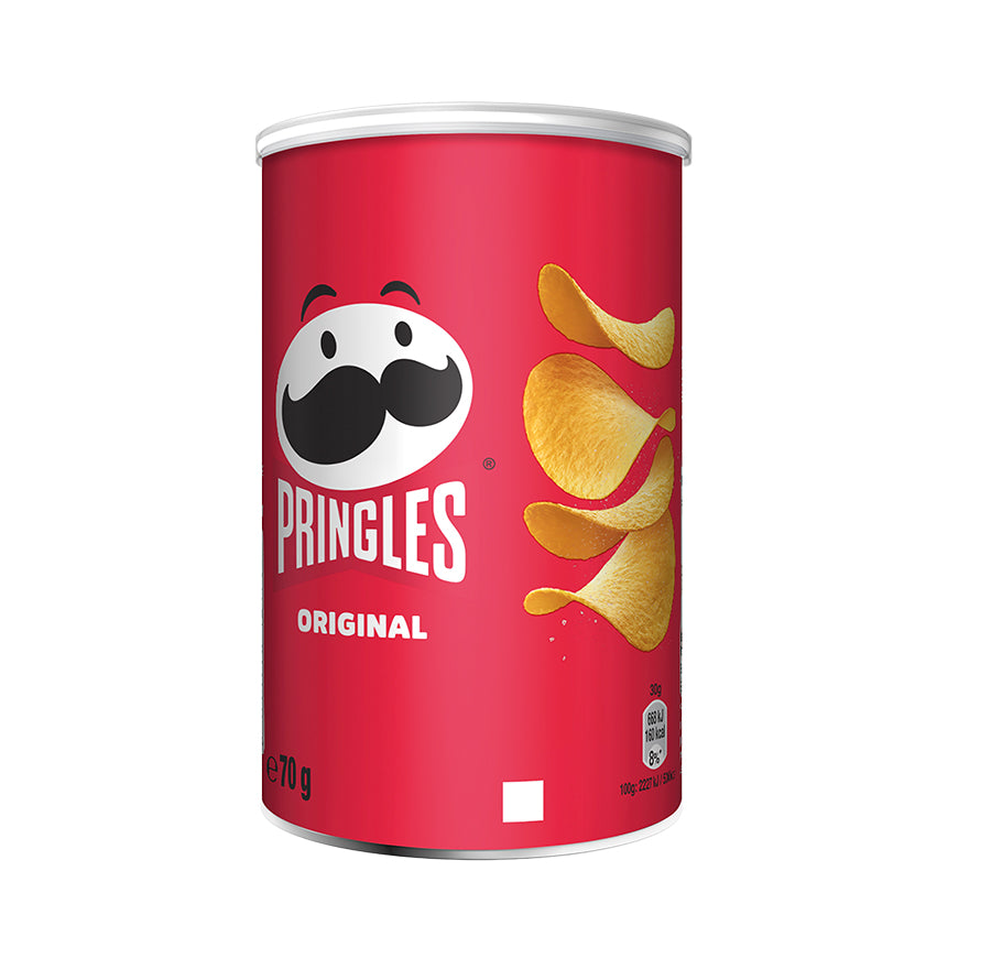 Pringles 70g x 12 Unidades - Especial Candy Bar | Sabores: Original, Sour Cream, Hot Spicy, Paprika y Barbacoa | ¡Elite tu sabor preferido!