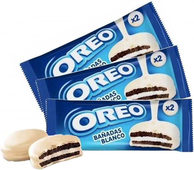 Oreo Bañadas Chocolate Blanco | Expositor 24 Unidades de 41g