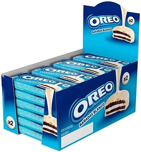 Oreo Bañadas Chocolate Blanco | Expositor 24 Unidades de 41g