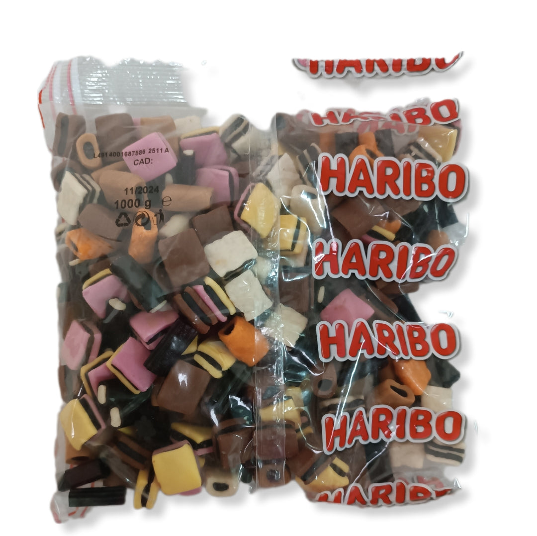 Haribo Konfekt - Surtido Regaliz Inglés | Formato Bolsa 1KG