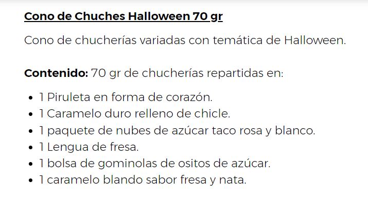 Fini Cono Halloween | Surtido De Dulces con Gominolas, Piruletas, Espumas y Caramelos Duro Rellenos de Chicles (10 Unidades)