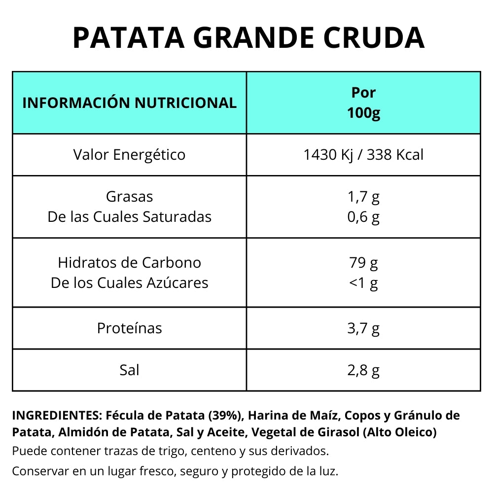 Patatas Blancas - Snacks Para Freír en Casa | Formato Tarro Reutilizable 1KG