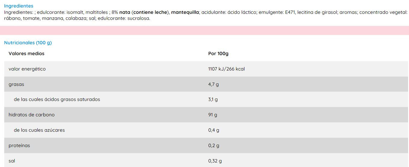 LaCreme Fresa Nata Sin Azúcar (900g)