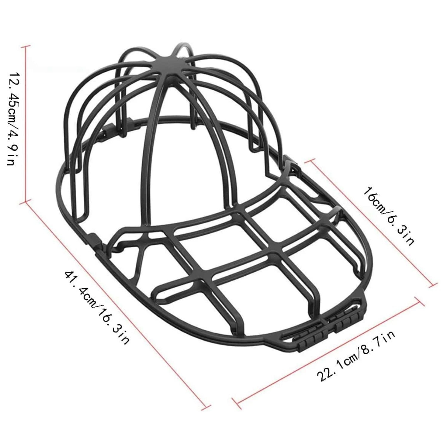 Accesorio de Limpieza para Gorras en Lavadora o Lavavajillas y Expositor Anti-Deformación - Ajustable a todos los tamaños (1 Unidad)