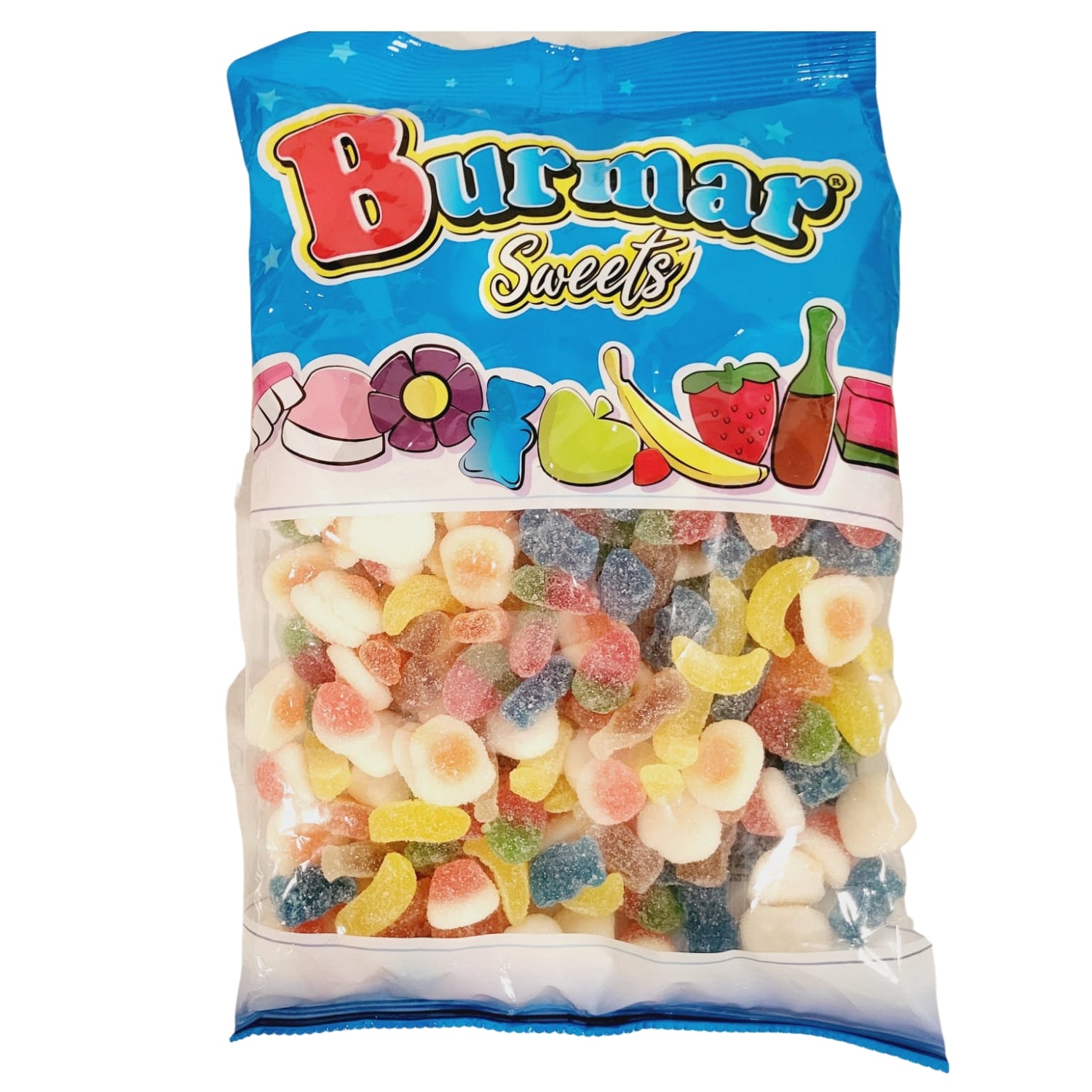 Burmar Mini Gominolas Mix Azúcar (Bolsa 1KG)