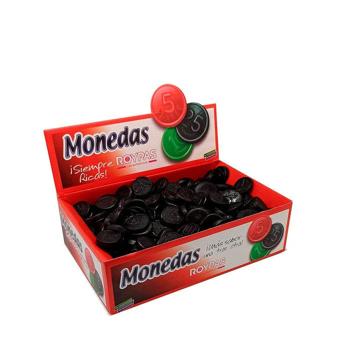 Monedas Regaliz Negro (200 Uds)