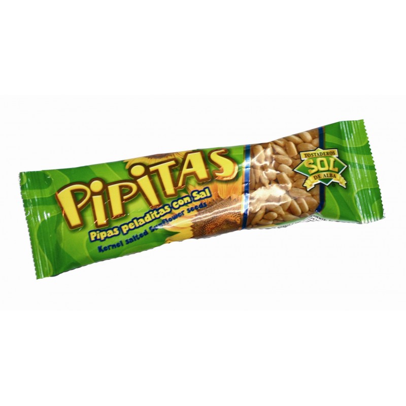 Pipas Peladas Dakota | Caja 32 Bolsitas Pipas Peladas 30 Gr