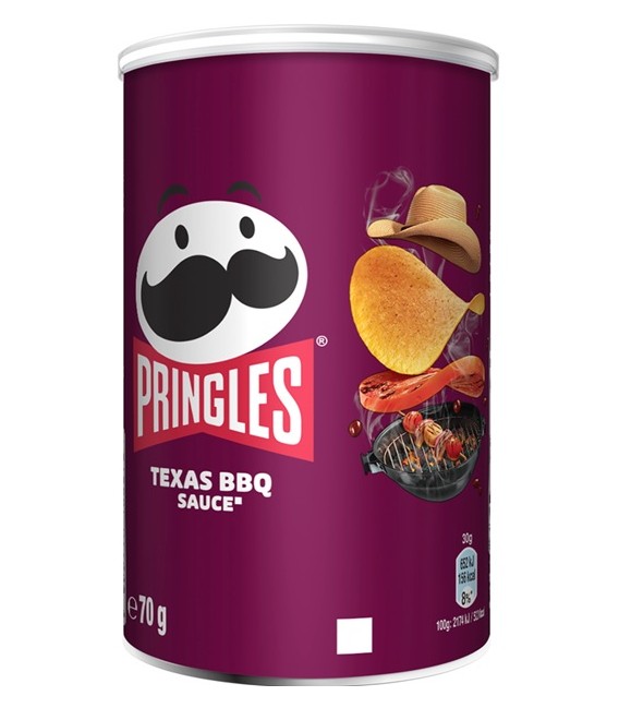 Pringles 70g x 12 Unidades - Especial Candy Bar | Sabores: Original, Sour Cream, Hot Spicy, Paprika y Barbacoa | ¡Elite tu sabor preferido!