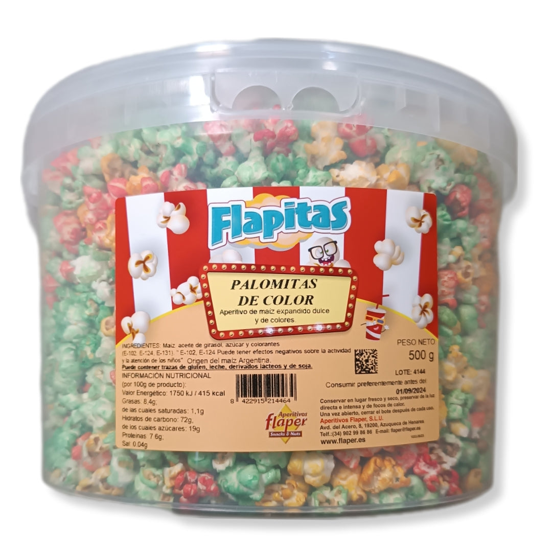 Palomitas De Colores | Formato Tarro Reutilizable 500g