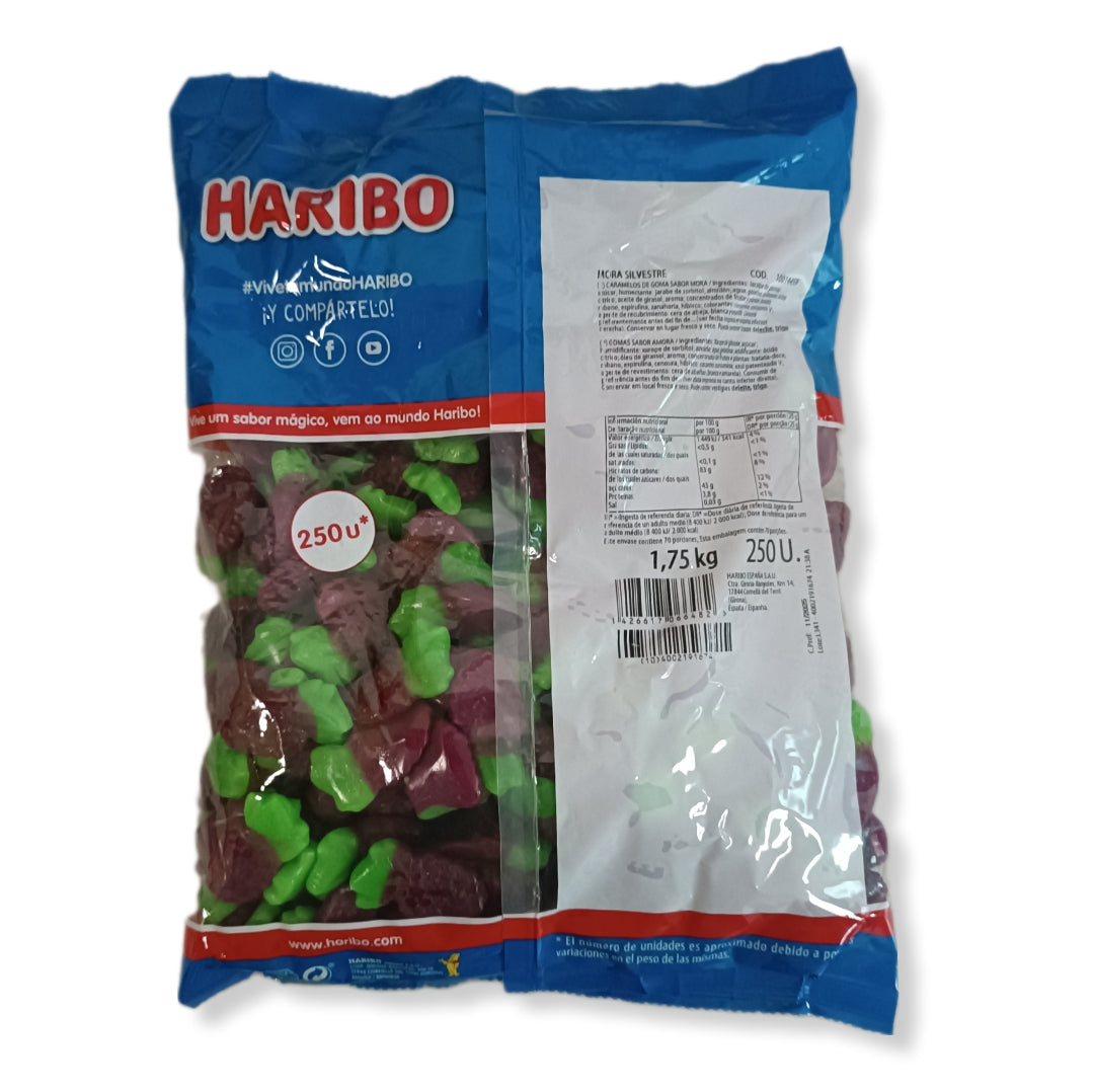 Moras Silvestres Haribo | Formato Bolsa 250 Uds.