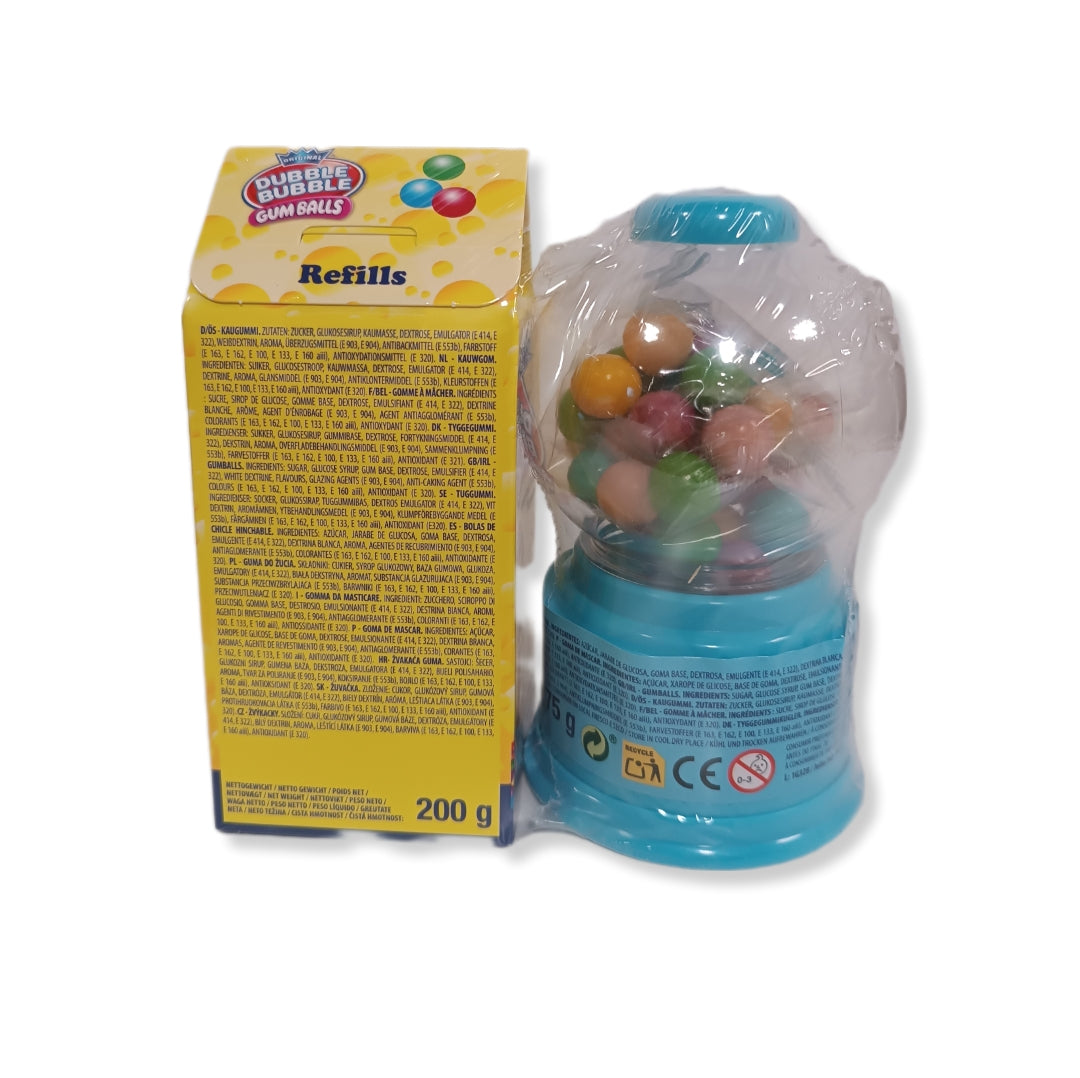 Dubble Bubble Pack | Mini Pack Refill + Caja Dubble Bubble Refill Chicles 200g