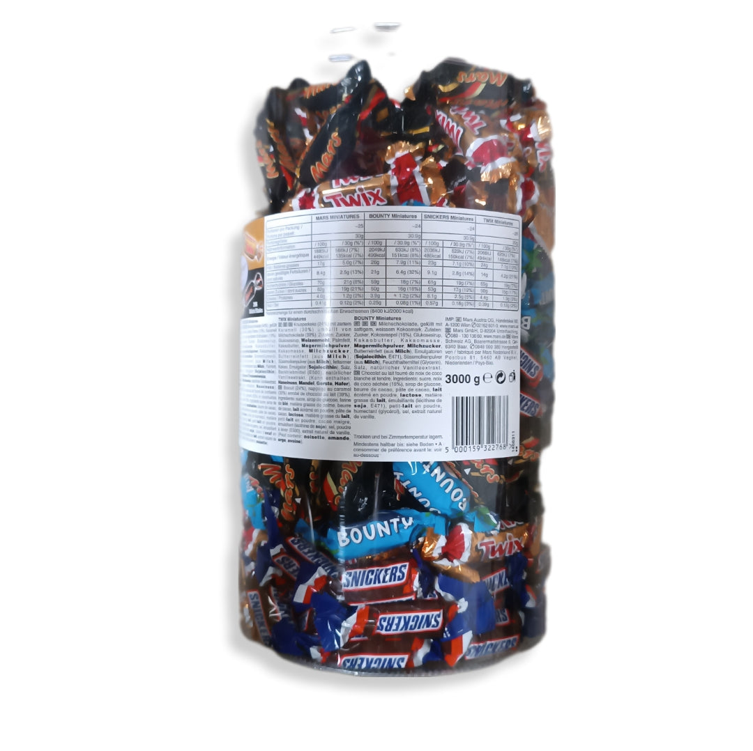 Chocolate Miniatura Mix 3000g | Formato Bote Reutilizable