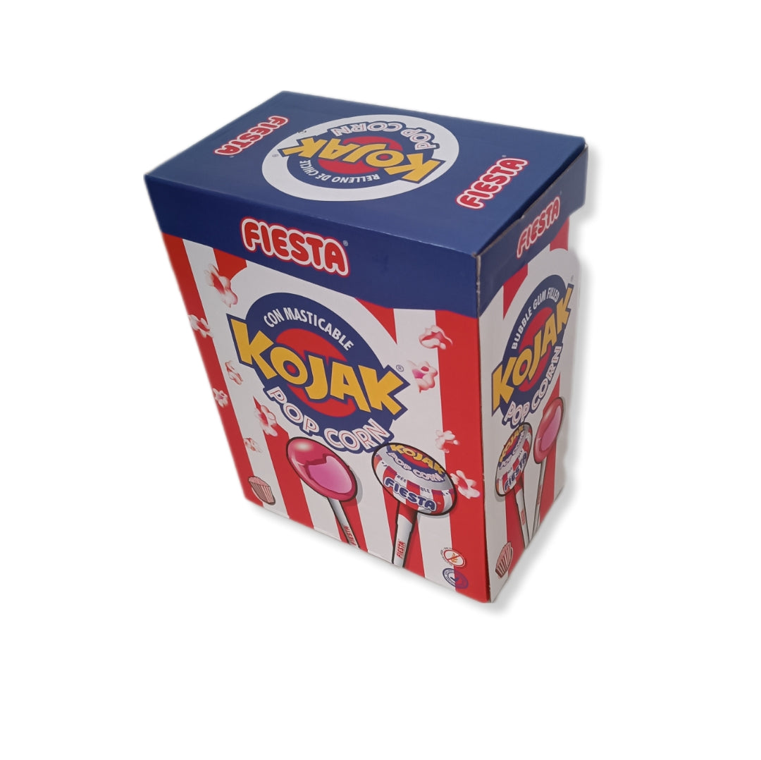 Kojak Pop Corn Relleno De Chicle | Formato Caja 1500g