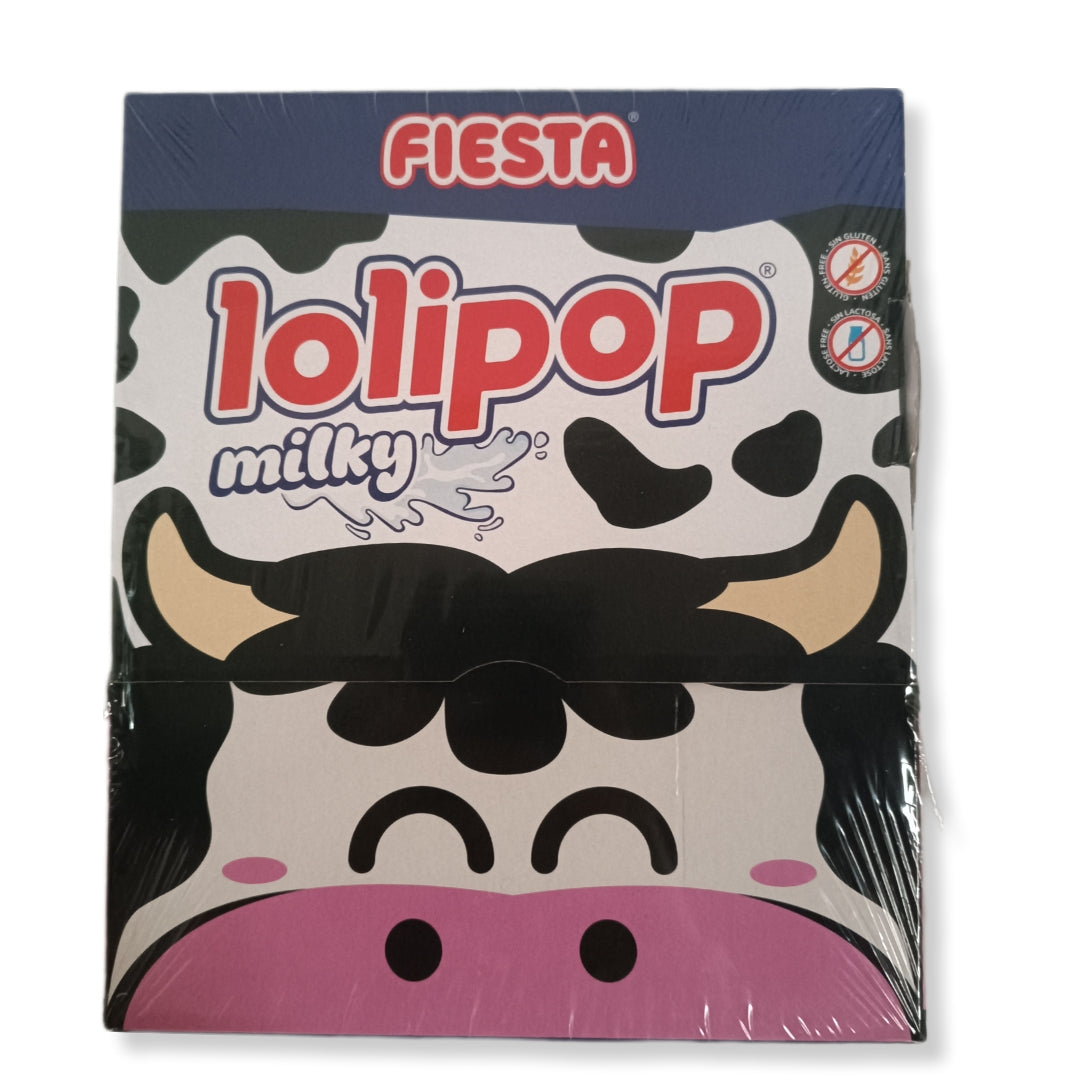 Lolipop Milky Fiesta 100 Unidades -  1200g