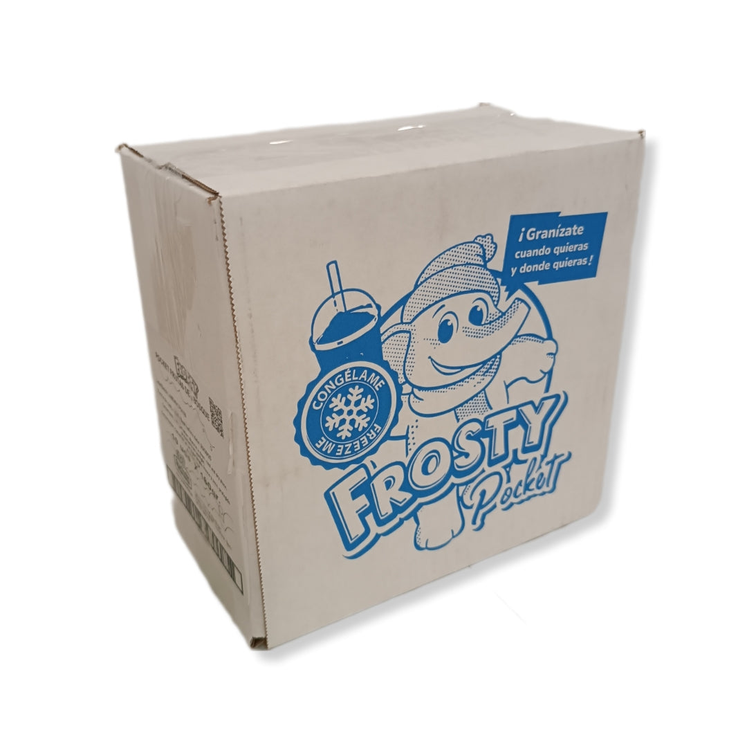 Granizada En Bolsa Individual Sabor Limón Frosty | Formato Caja 10 Uds