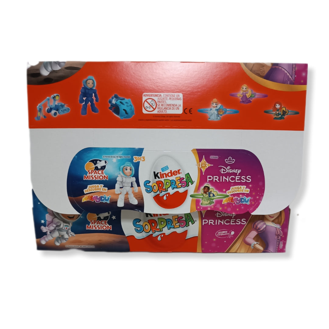 Kinder Sorpresa Misión Espacio Y Princesas Disney | Formato Caja 72 Uds.