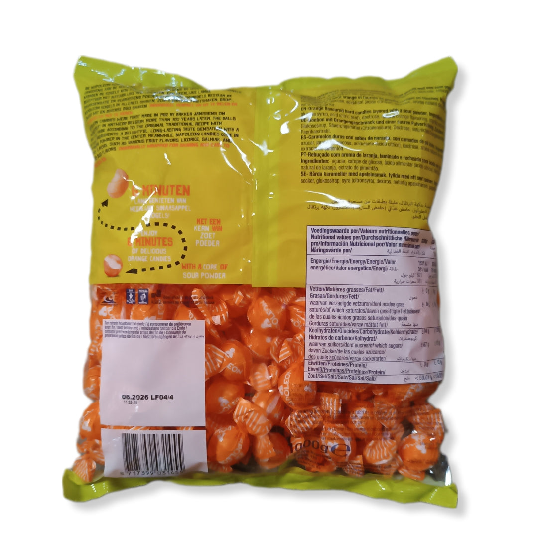 Caramelos Sabor Naranja Napoleón | Formato Bolsa 1KG