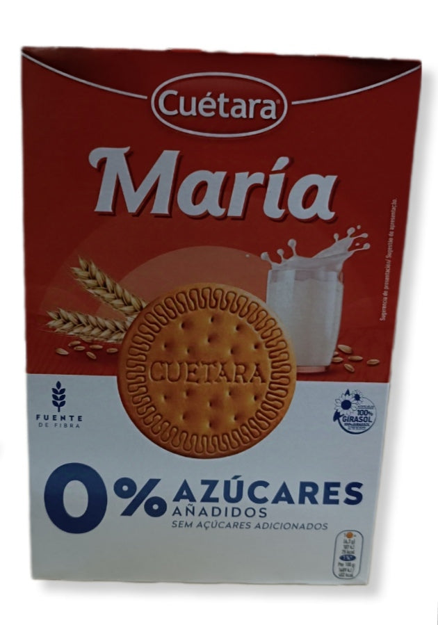 Galletas María Cuétara 0% Azúcares Añadidos | Formato Caja 400g