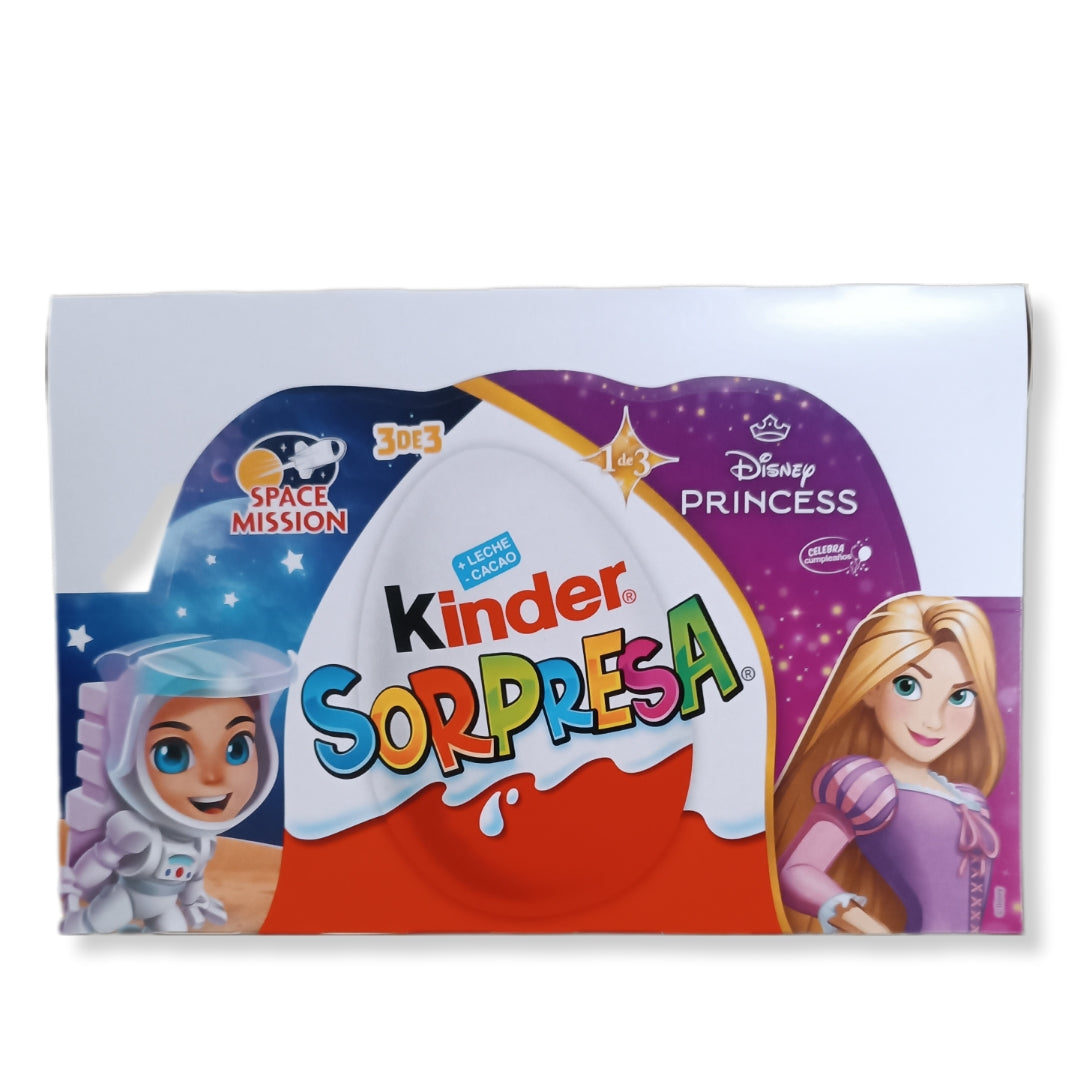 Kinder Sorpresa Misión Espacio Y Princesas Disney | Formato Caja 72 Uds.