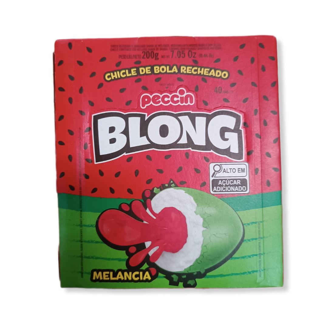 Blong Chicle Relleno Sabor Sandia Contiene 40 Unidades