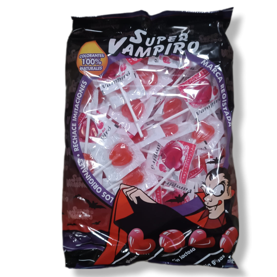 Vampiroletas Super Vampiro Sin Gluten,Sin Huevo,Sin Lactosa | Formato Bolsa 150 Unidades - 900GR