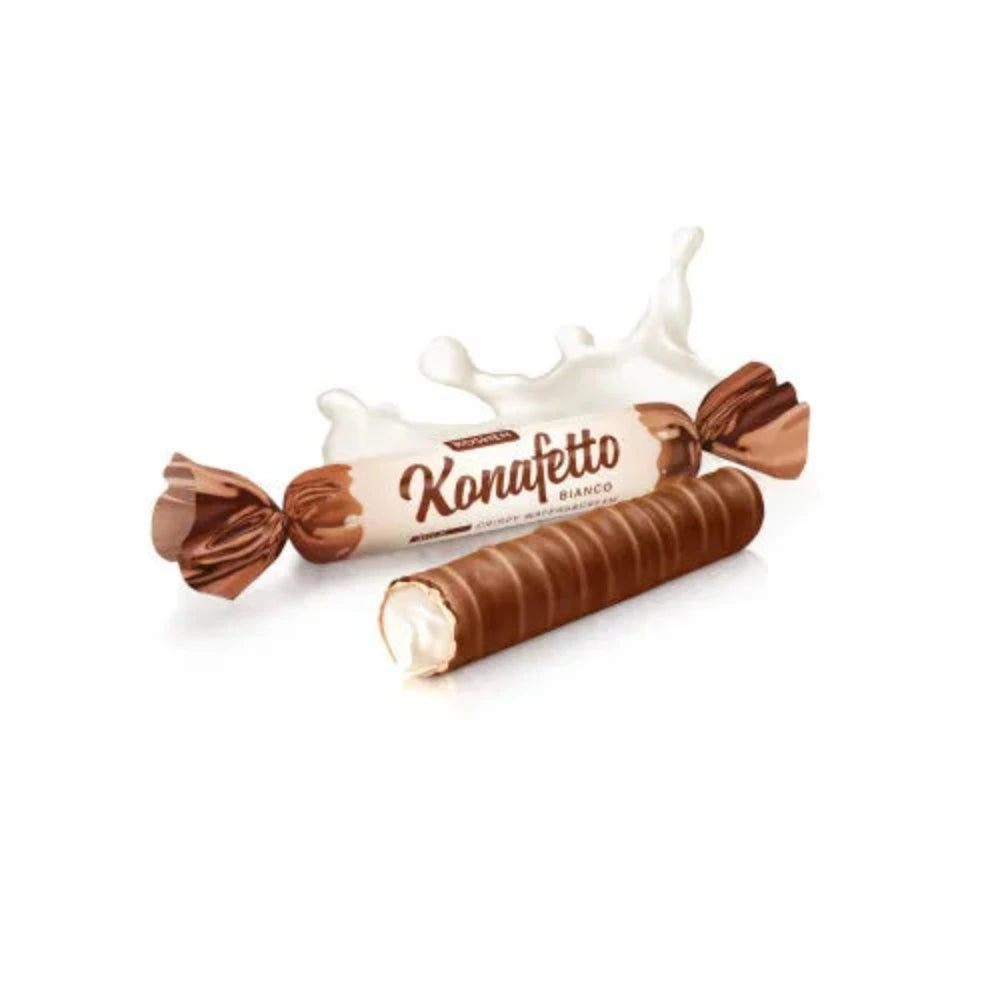 Konafetto Barquillos Con Cobertura De Chocolate Relleno Nata | Formato Bolsa 1KG - 110 Unidades