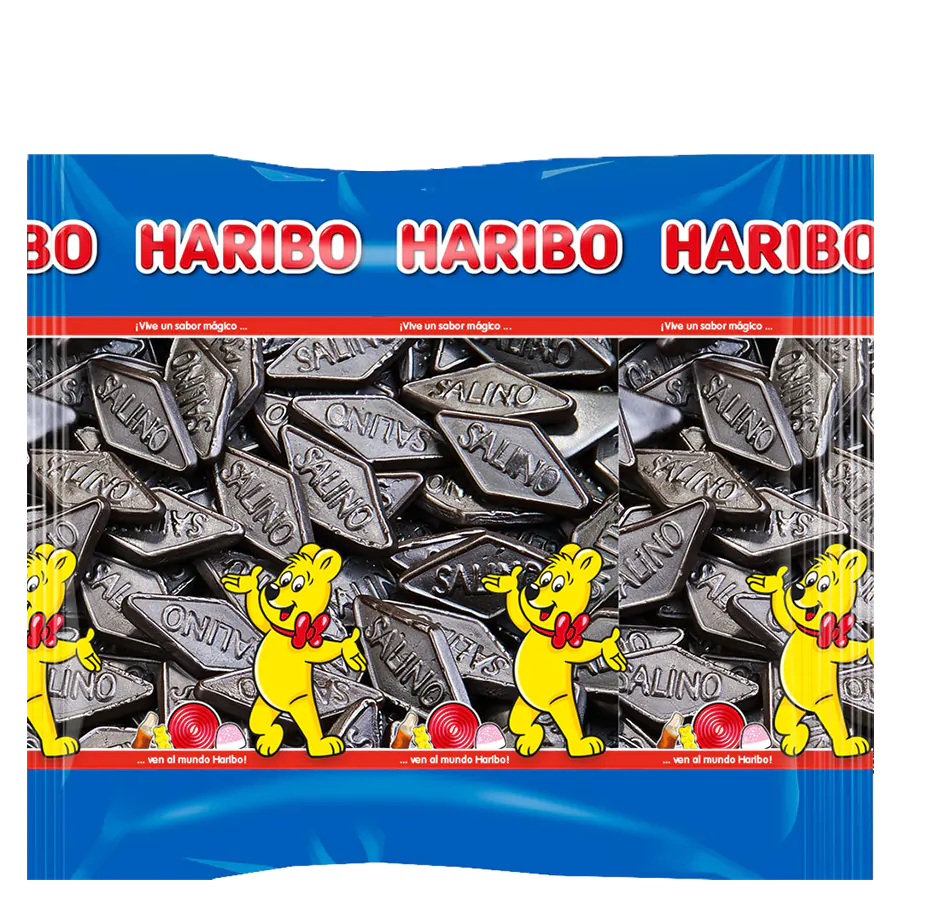 Salino Regaliz Negro Haribo - Formato Bolsa 1KG