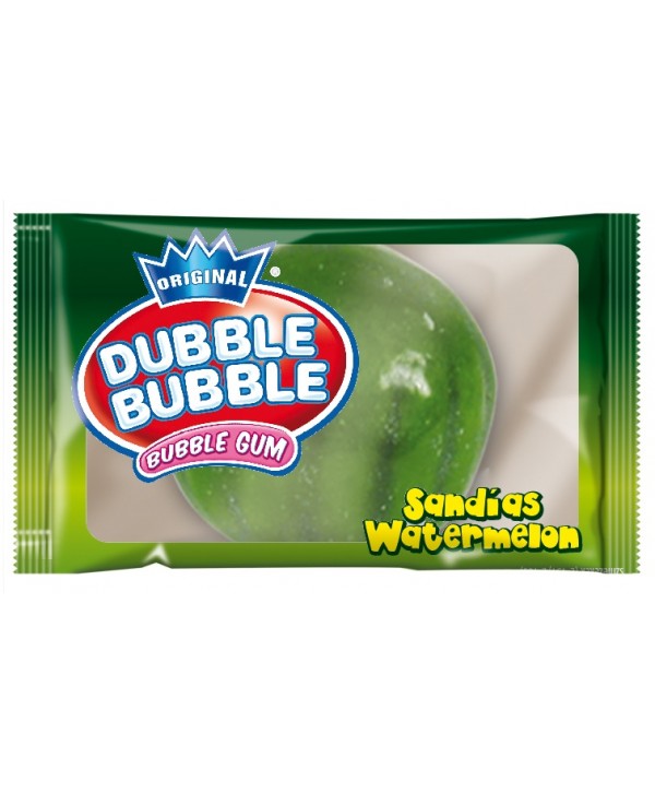 Chicles Dubble Bubble Sabor Sandía 200 Unidades 980g