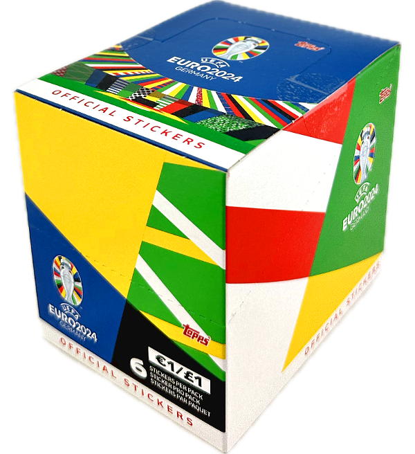 Topps EURO 2024 Cromos Pegatinas - 50 Sobres