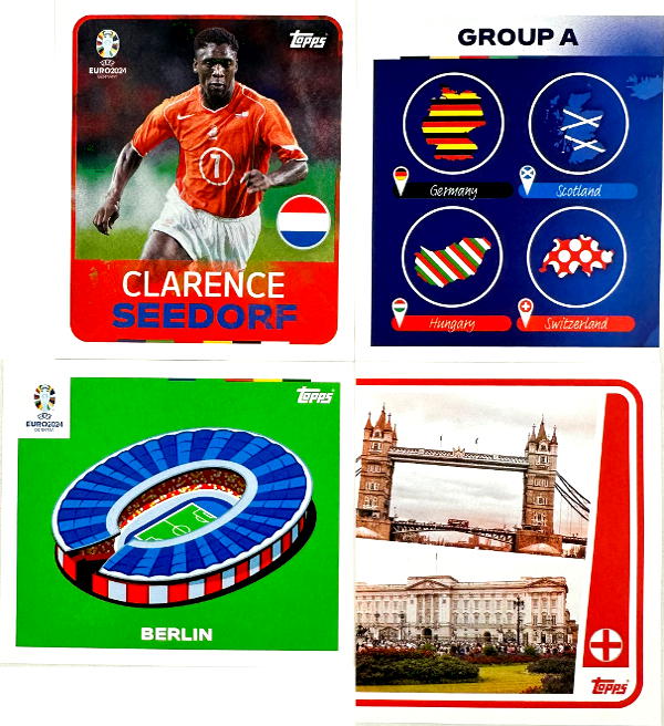 Topps EURO 2024 Cromos Pegatinas - 50 Sobres