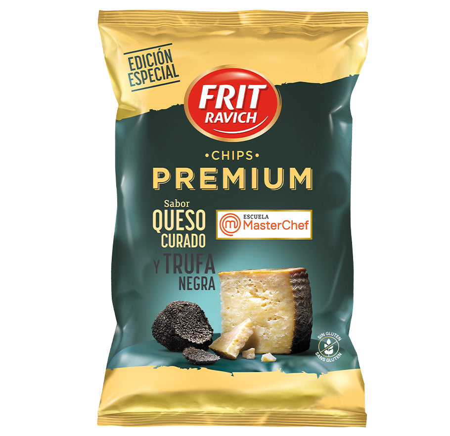 CHIPS PREMIUM SABOR QUESO TRUFA | Contiene 4 Unidades de 150g