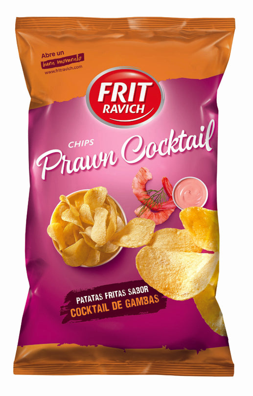 PATATAS FRITAS CHIPS PRAWN COCTEL | Contiene 12 Unidades de 125g