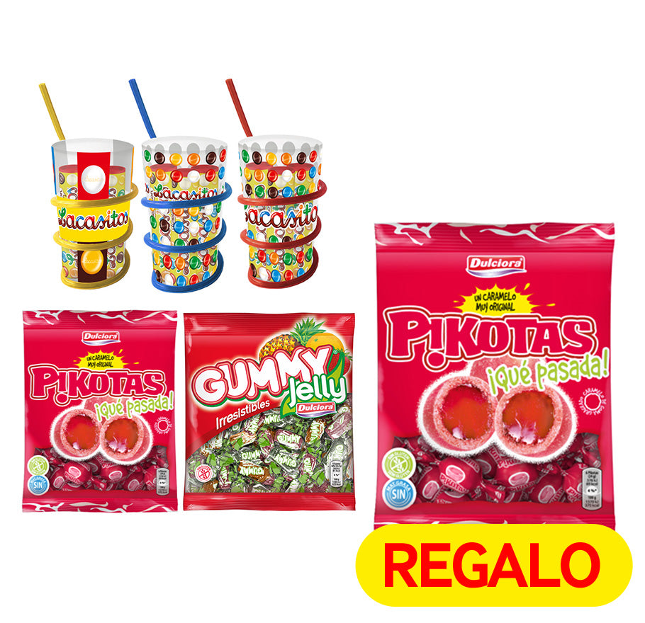 Lacasa Lote Vaso+Pikota+Gummy