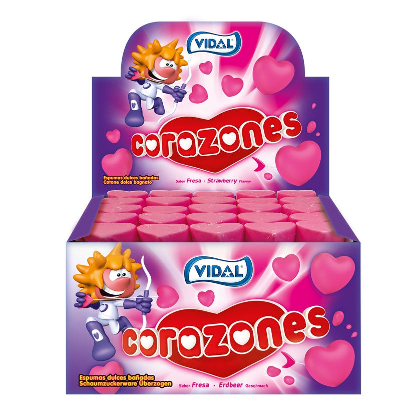 Corazones Fresas (75Uds) - Kremtik