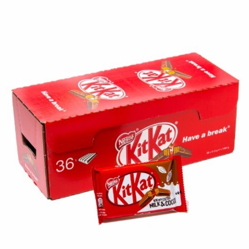 Kit Kat Chocolate - Sabor original en caja de 36 unidades