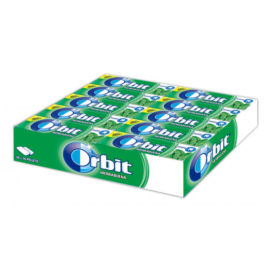 Chicles Orbit Hierbabuena (30 Paquetes con 10 Uds) - Kremtik