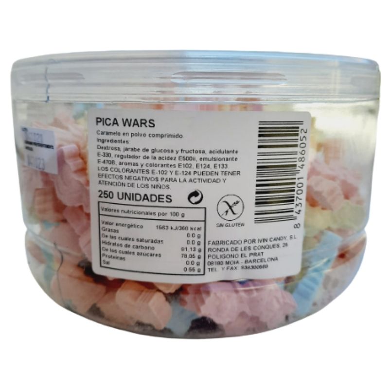 Pica Wars Dextrosa 250 Unidades