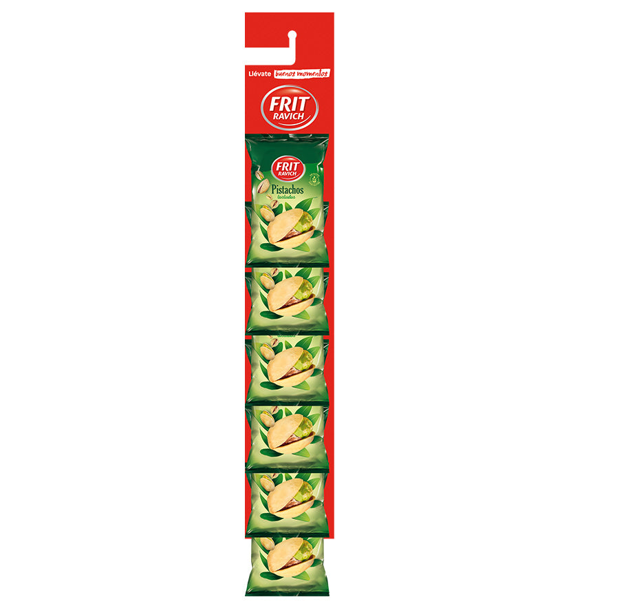 Pistacho Tostado 40G | Contiene 6 Bolsitas